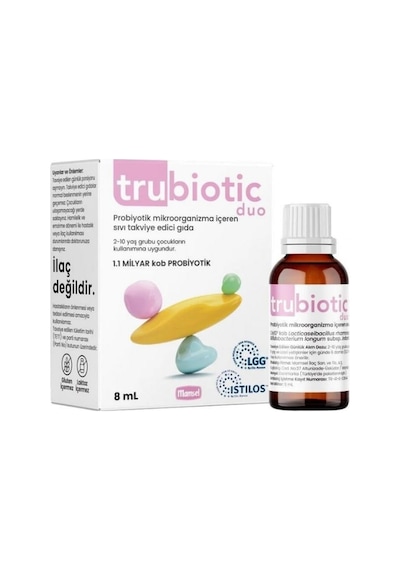 Trubiotic Duo Probiyotik Damla 8 Ml-2859