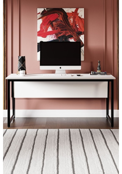 Ms2 Çalışma Masası,ofis Masası - 70x160 Cm - Beyaz Ms2 - 160 - Beyaz Ms2 Çalışma Masası,ofis Masası - 70x160 Cm - Beyaz Ms2 - 160 - Beyaz