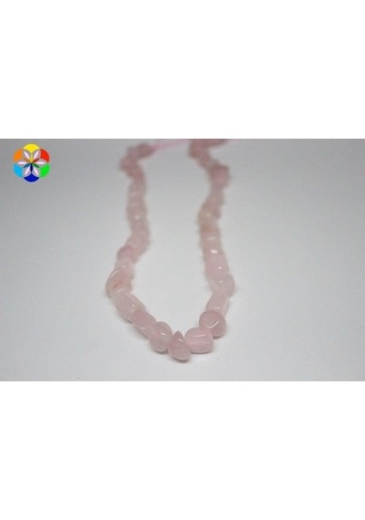 Pembe Kuvars Doğal Tımbıl Taşlar/10 Adet