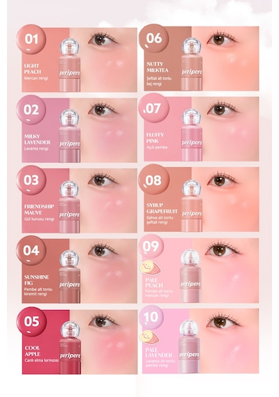 Perıpera Syrupy Tok Cheek 15 Breezy Grapefruit