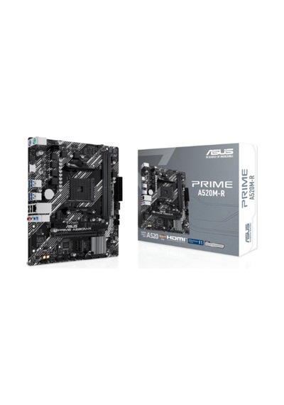 Asus Prıme A520m-r Ddr4 5100mhz 1xhdmı 1xm.2 Usb2.0 Matx Am4 Amd Am4 5000/4000 /3000 Serileri İle U
