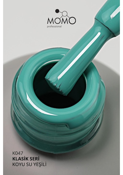 Momo Professional Kalıcı Oje K047 Koyu Su Yeşili 14 Ml