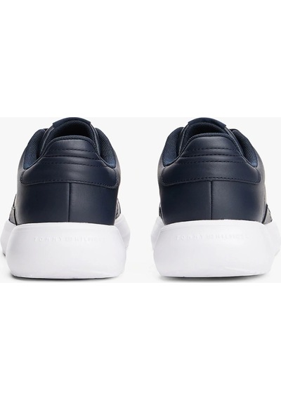 Tommy Hilfiger Modern Hafif Tabanlı Deri Erkek Sneaker Fm0fm05529dw5 Mavi