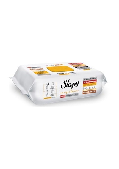 Easy Clean Premium Arap Sabunu Katkılı Yüzey Temizlik Havlusu Mendili 100 Yaprak