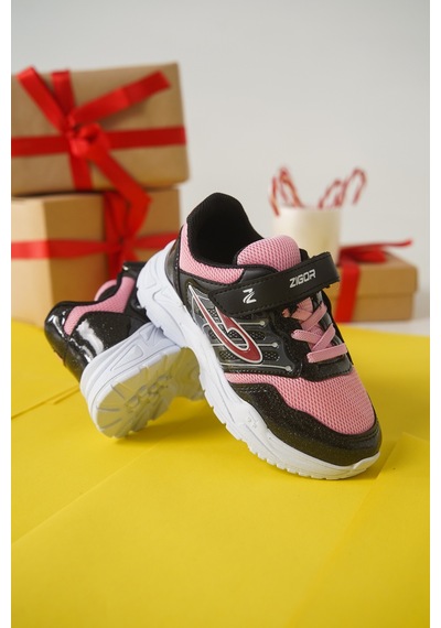 Daxtors Tontik Cırtlı Çocuk Unisex Spor Ayakkabı Pembe