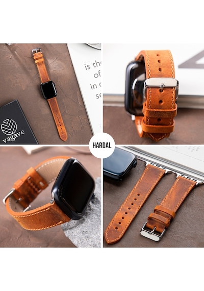 Apple Uyumlu  Watch  42 44 45 49 Mm Ultra Deri Kordon Kayış