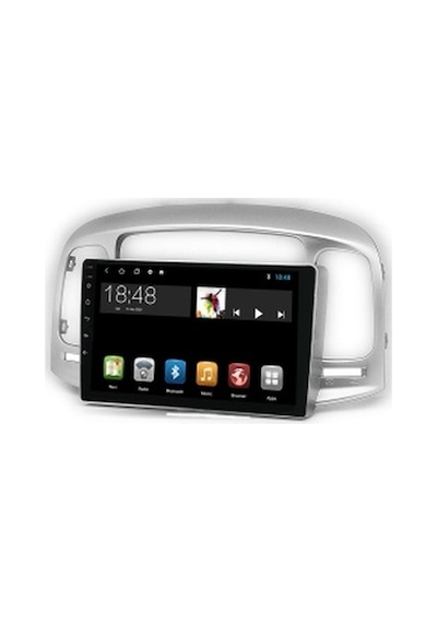 Aln Hyundai Accent Era Gri 2006-2012 8gb Ram 128gb Hafıza 8 Çekirdek Carplay Android Multimedya 9"