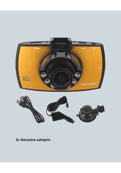 Araç Ön Kamera Full Hd Kayıt Ve G Semeglbl - 80 Sensor Özellikli