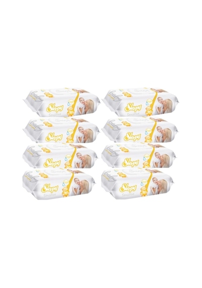 Sleepy Sensitive Islak Havlu Mendil 90Lı - 8 Adet (720Yaprak)