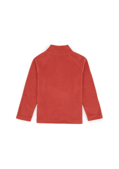 U.S. Polo Assn. Kız Çocuk Gül Kurusu Polarlı Yarım Fermuarlı Sweatshirt 50317884-VR026