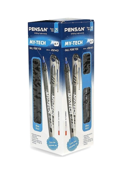 Pensan My-Tech Mavi Tükenmez Kalem 0.7 MM. 25'li
