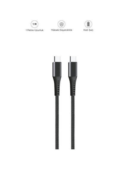 Ap-210 Quick Charge Cable Type C To Type C 60w Hızlı Şarj Kablosu 1 Metre Usb C Kablo Fast Charging
