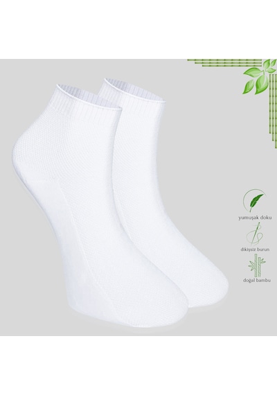 Kral Socks Erkek Patik Lacose Kabartma Desenli 5 Adet Bambu Dikişsiz Parfüm