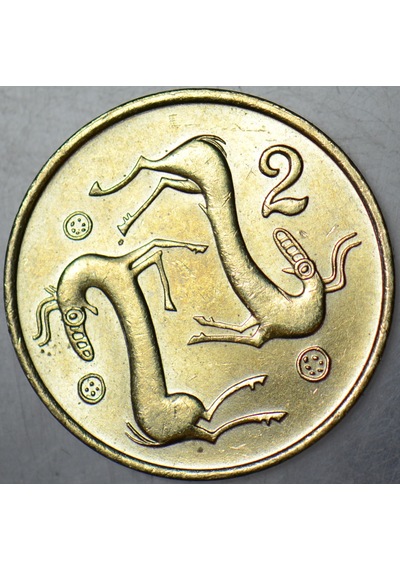 Kıbrıs 2 Cent 1983 Çil -