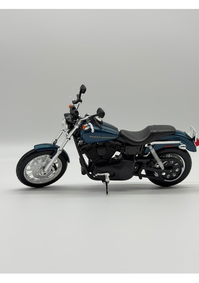 Harley Davidson 1/12 Ölçek 2004 Dyna Super Glide Sport Lacivert Diecast Motosiklet