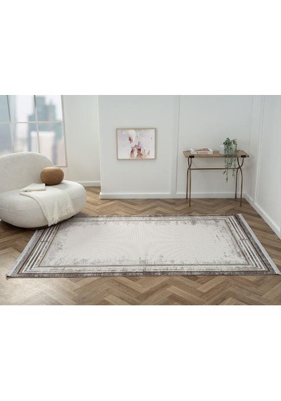 Çam Halı Otto Ot001g Gri Modern Desen Salon Halısı