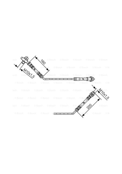 BOSCH 1987476054 Hidrolik Fren Yağı Bmw X5 E53 3.0 İ 00- M54 B30 306S3