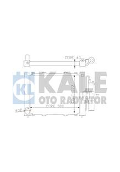 Radyator Komple Modul Rad+con Kondenser Brazıng Al Al 509 382x38 Kango 1,5-1,9 03-