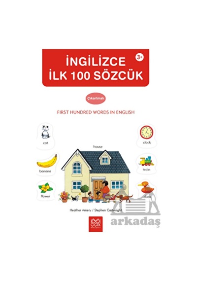 İngilizce İlk Yüz Sözcük Çıkartma Kitabı - Qhdh-817938
