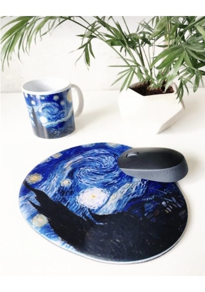 Starry Nıght Bilek Destekli Mouse Pad Mousepad