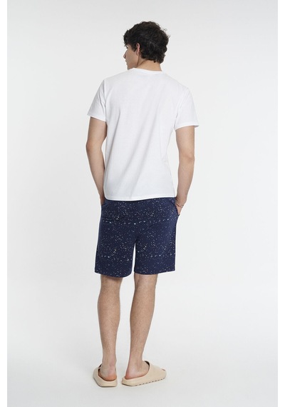Loft Regular Fit Erkek Pijama Whıte/navy