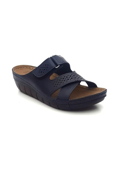 Mulex 2354 Kadın Çapraz Cırtlı Comfort Terlik