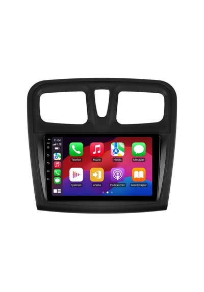 Renault Symbol 9" 2013-2019 Carplay Android Auto Navigasyon Kameralı 4gb Ram 32gb 9"