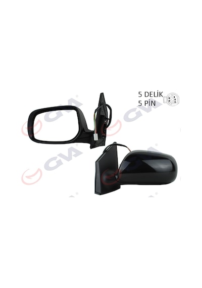 Gva Dış Dikiz Aynası Sol Corolla 08 Elektrikli Isıtmalı Astarlı Konveks 5 Fiş Vm-6263nehpl Gva 1071131 8790902b81