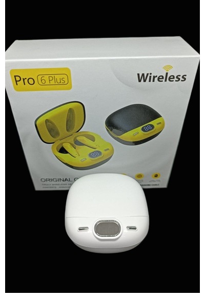 Pro6 Plus Kablosuz Led Işıklı Oyuncu Bluetooth Kulaklık 5.0 Beyaz