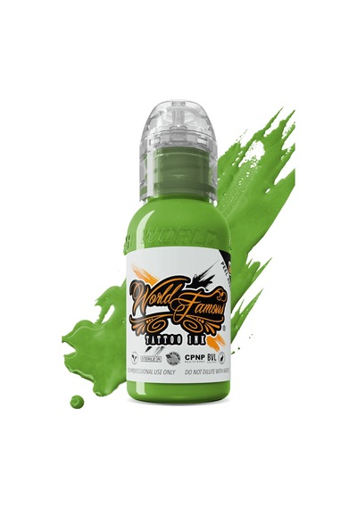 World Famous Green Day Dövme Boyası 30ml Canlı Yeşil Profesyonel Tattoo Ink