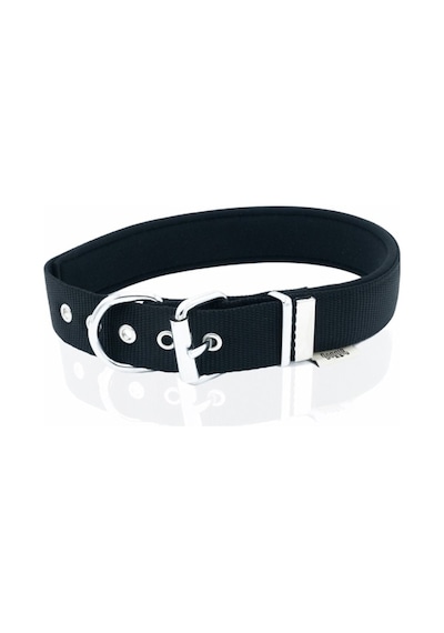 Doggie Konfor Dokuma Sade Boyun Tasması Siyah 3 x 47-55 CM Siyah