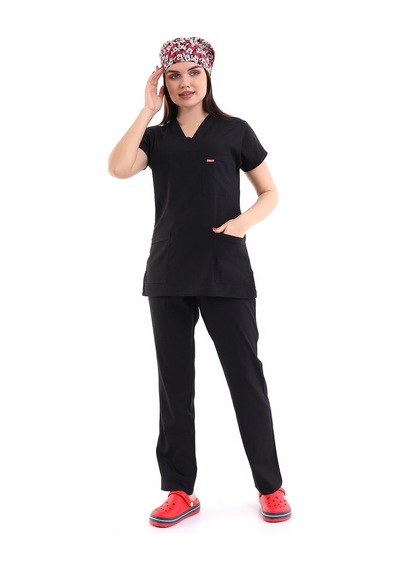 Bflex Unisex Likralı Yarasa Kol Takım - 6403 Siyah-6911 6403 Siyah Soft