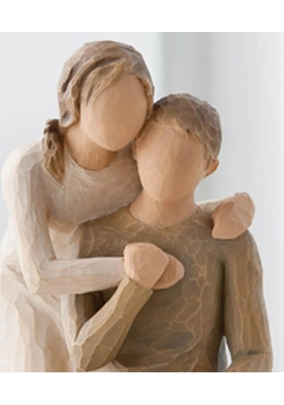 W. Tree Sen Ve Ben Dekoratif Biblo, Modern Çift Figürü, 17 Cm, Reçine Diğer