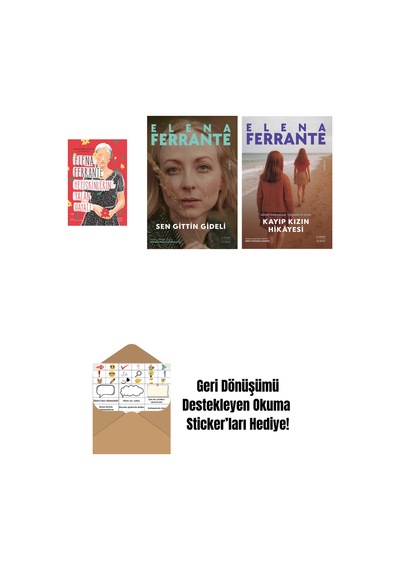 Yetişkinlerin Yalan Hayatı + Sen Gittin Gideli + Kayıp Kızın Hikayesi + Okuma Sticker'ları