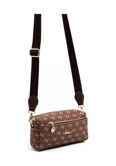 Silver Polo Sp1142 Kadın Çapraz Çanta Monogram Kahve-kahve