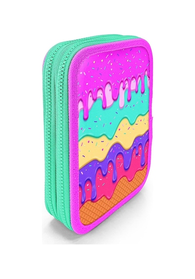Coral High Organizer İki Katlı Kalem Çantası - Pembe Mor Dondurma, Kız Çocuk, Pembe Mor Dondurma Pembe - Sarı Coral High Organizer İki Katlı Kalem Çantası - Pembe Mor Dondurma, Kız Çocuk, Pembe Mor Dondurma Pembe - Sarı