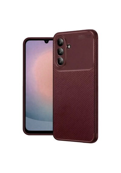 Newface Samsung Samsung Galaxy Uyumlu A17 5g Auto Focus Karbon Kapak - Bordo