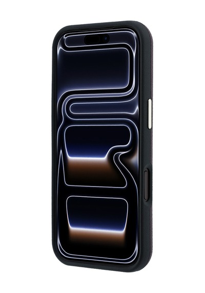 Apple iPhone Uyumlu 18 Pro Max Kılıf Guess Lisanslı M-safe Özellikli Pu Taşlı Metal 4g Ve Yazı Logolu Kapak Bordo