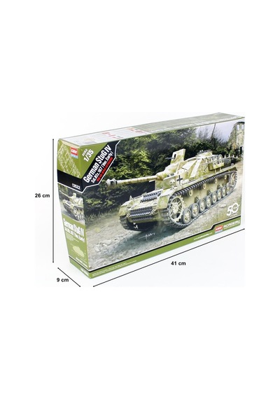 Academy 13522 1/35 Ölçek, Stug. Iv Sd.kfz. 167 Erken Dönem Tankı, Plastik Model Kiti-50341