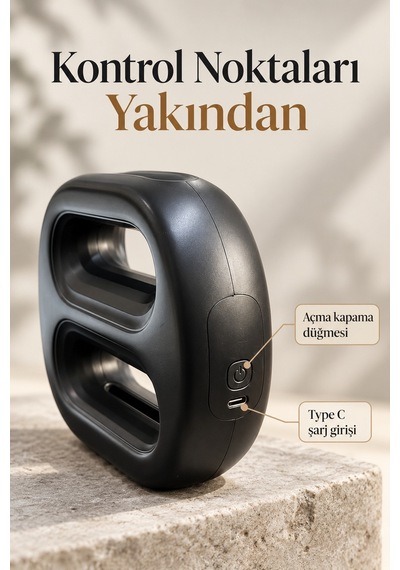 Bel Kemeri İle Kullanılan Isıtmalı Titreşimli Masaj Aleti Çok Renkli