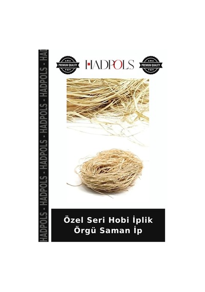 Özel Seri Hobi İplik Örgü Saman İp