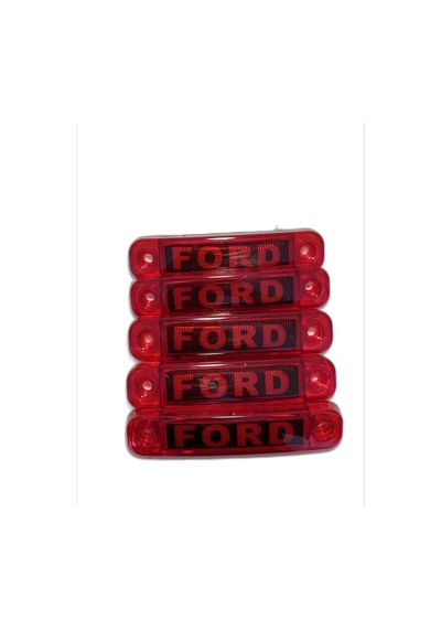 Ahmet Otomotiv 5 Adet Ford Yazılı Parmak Led Kırmızı Renk