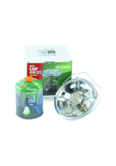Orcamp Siboplu Kamp Ocak 450 Gram Tüplü Set K-500-450 Çok Renkli