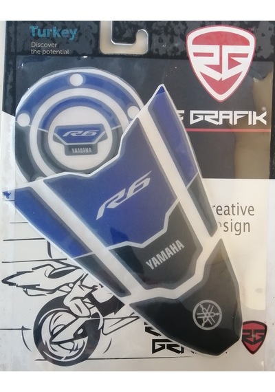 Yamaha Yzf R6 Tankpad Depo Kapak Pad Seti