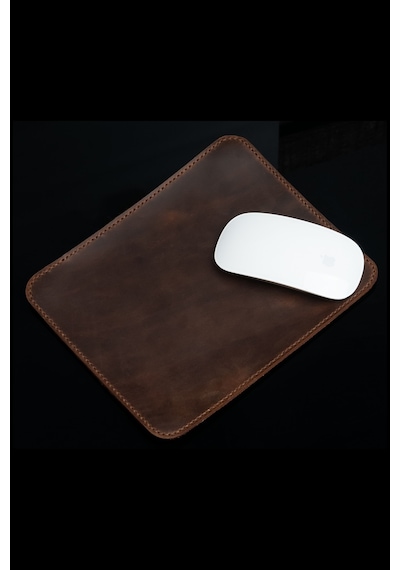 Lost Slope Hakiki Deri Mouse Pad