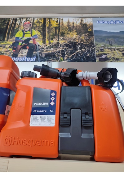 Benzin Ve Yağ Bidonu Husqvarna Combi Can 6lt Benzin/2,5lt Yağ