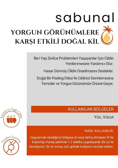 Sabunal Kırmızı Kil Sabunu 2 Adet - Geleneksel Doğal Cilt Bakım Sabunu