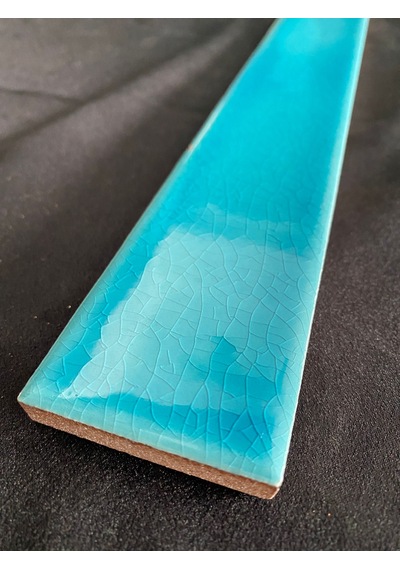 Armada Çini 5x40 Flat Düz Turkuaz Çini Seramik