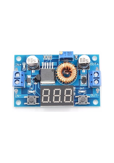 Alkatronik-Xl4015 Voltmetreli 5A Voltaj Düşürücü Ayarlanabilir Güç Kaynağı