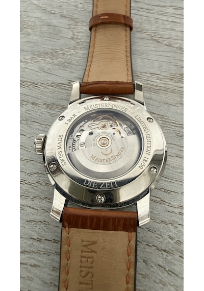 Meistersinger Die Zeit Limited Edition 18/50 Otomatik İsviçre Kol Saati
